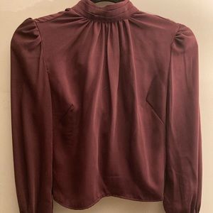 Dynamite Open Back Blouse